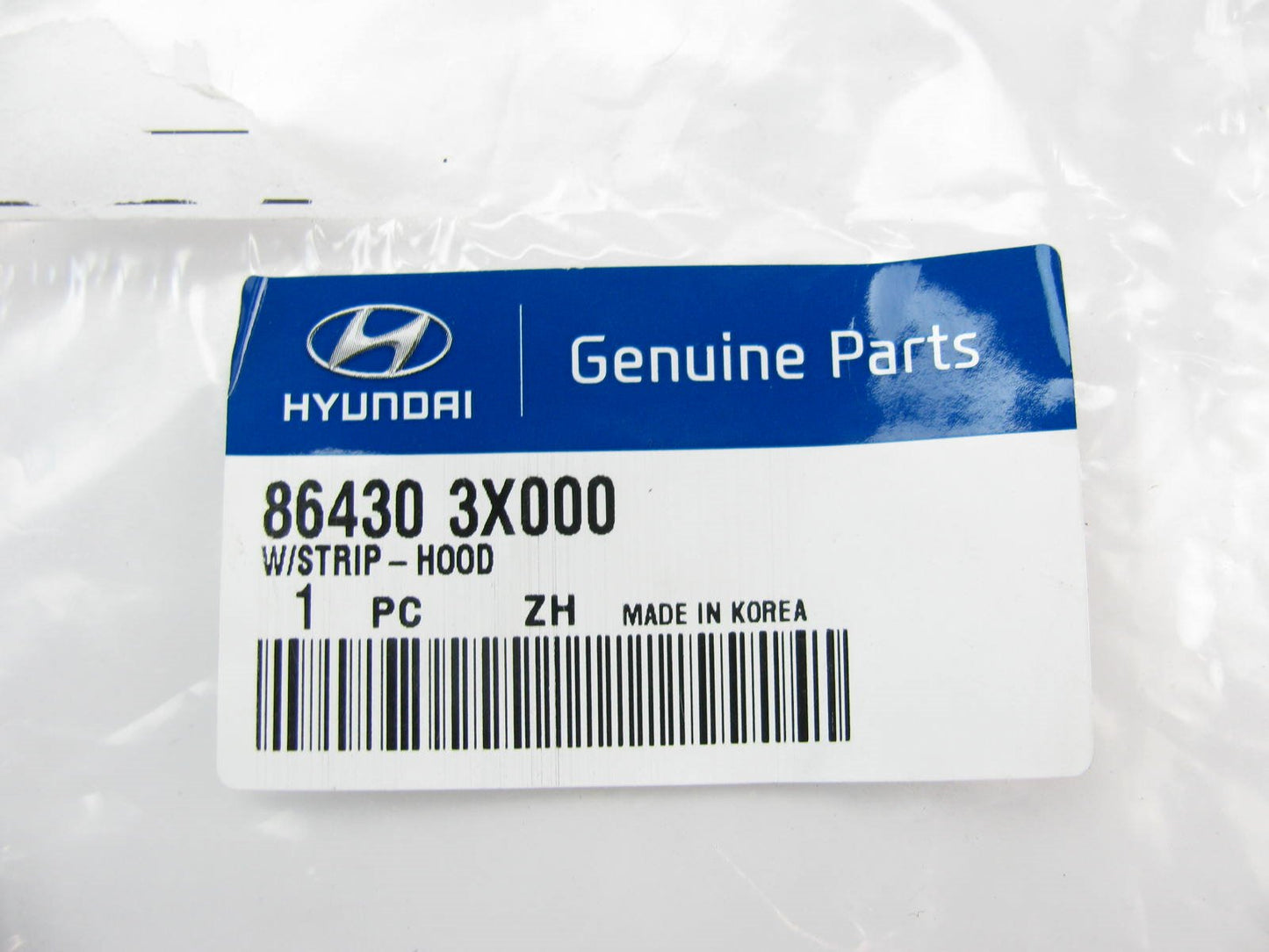 Cowl Cover Rear Weatherstip Seal OEM For 2011-2016 Elantra KOREAN BUILT SEDAN