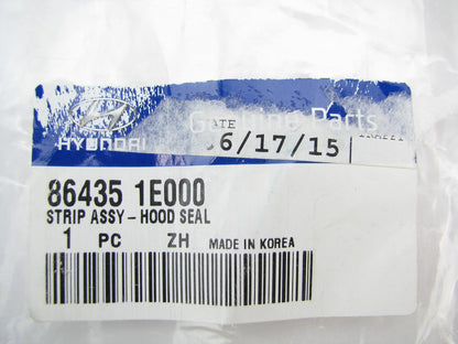 Hood Front Weatherstip Seal OEM For 2006-11 Accent  864351E000