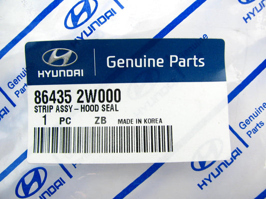 Front Hood Weatherstip Seal OEM For 2013-2015 Hyundai Santa Fe 864352W000