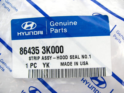 NEW GENUINE Front Hood Seal Weatherstip OEM For 06-10 Hyundai Sonata 864353K000