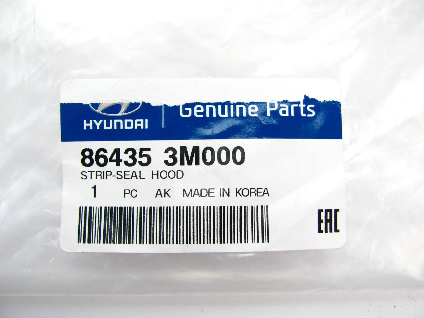 NEW GENUINE Front Weatherstrip Hood Seal OEM For 2009-2014 Genesis  864353M000