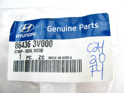 NEW GENUINE Front Hood Weatherstrip Seal OEM For 2012-2017 Azera  864363V000