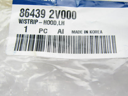 New Hood Weatherstrip End Filler Cap Left Driver For 12-16 Veloster 864392V000