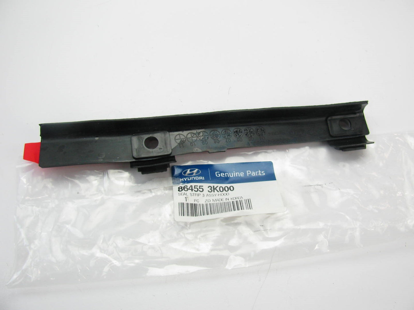 NEW GENUINE OEM Hood Rubber Rain Seal For 2006-2010 Hyundai Sonata 864553K000
