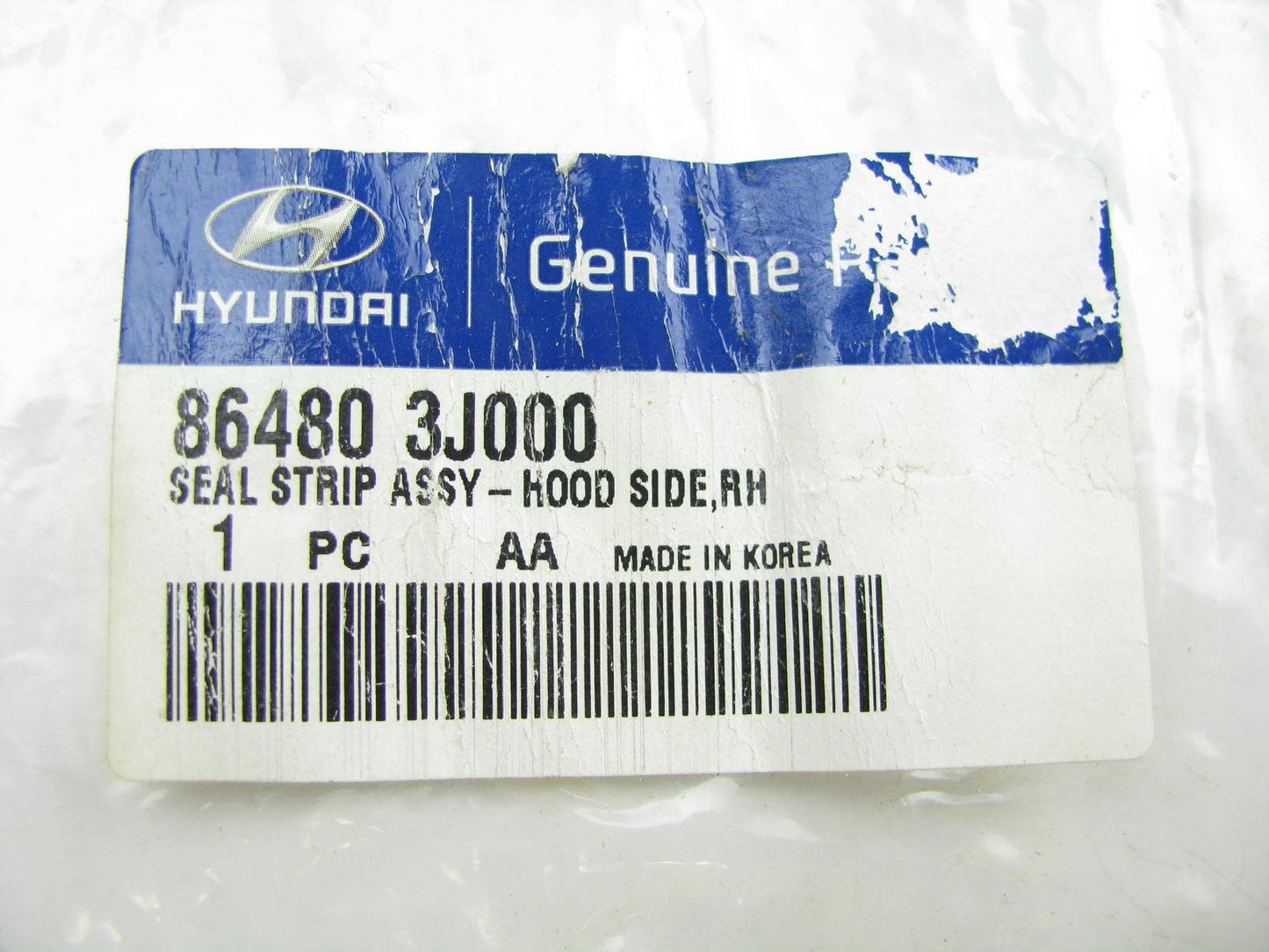 New Right Side Hood Weatherstrip Seal For 2007-2012 Hyundai Veracruz 864803J000