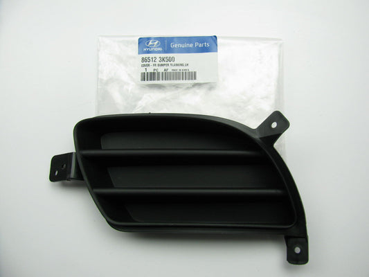 NEW - LEFT (Drivers Side) Fog Lamp Bumper Hole Blanking Cover For 2009-10 Sonata
