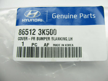 NEW - LEFT (Drivers Side) Fog Lamp Bumper Hole Blanking Cover For 2009-10 Sonata
