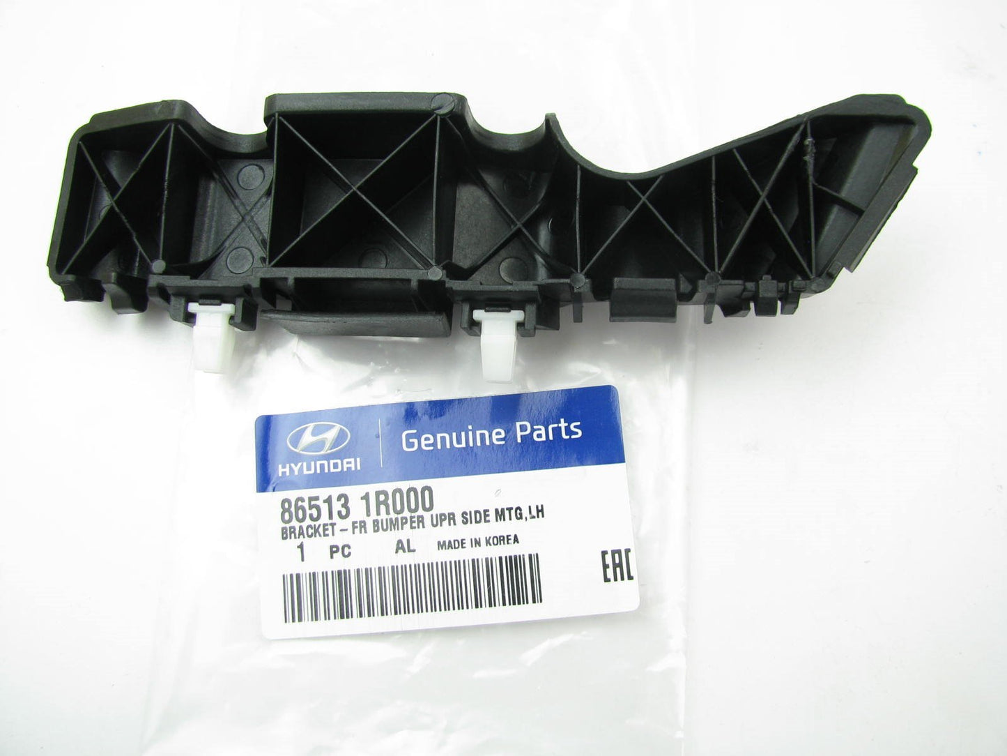 FRONT Bumper Cover Bracket Left Drivers Side OEM For 2012-2014 Accent 865131R000
