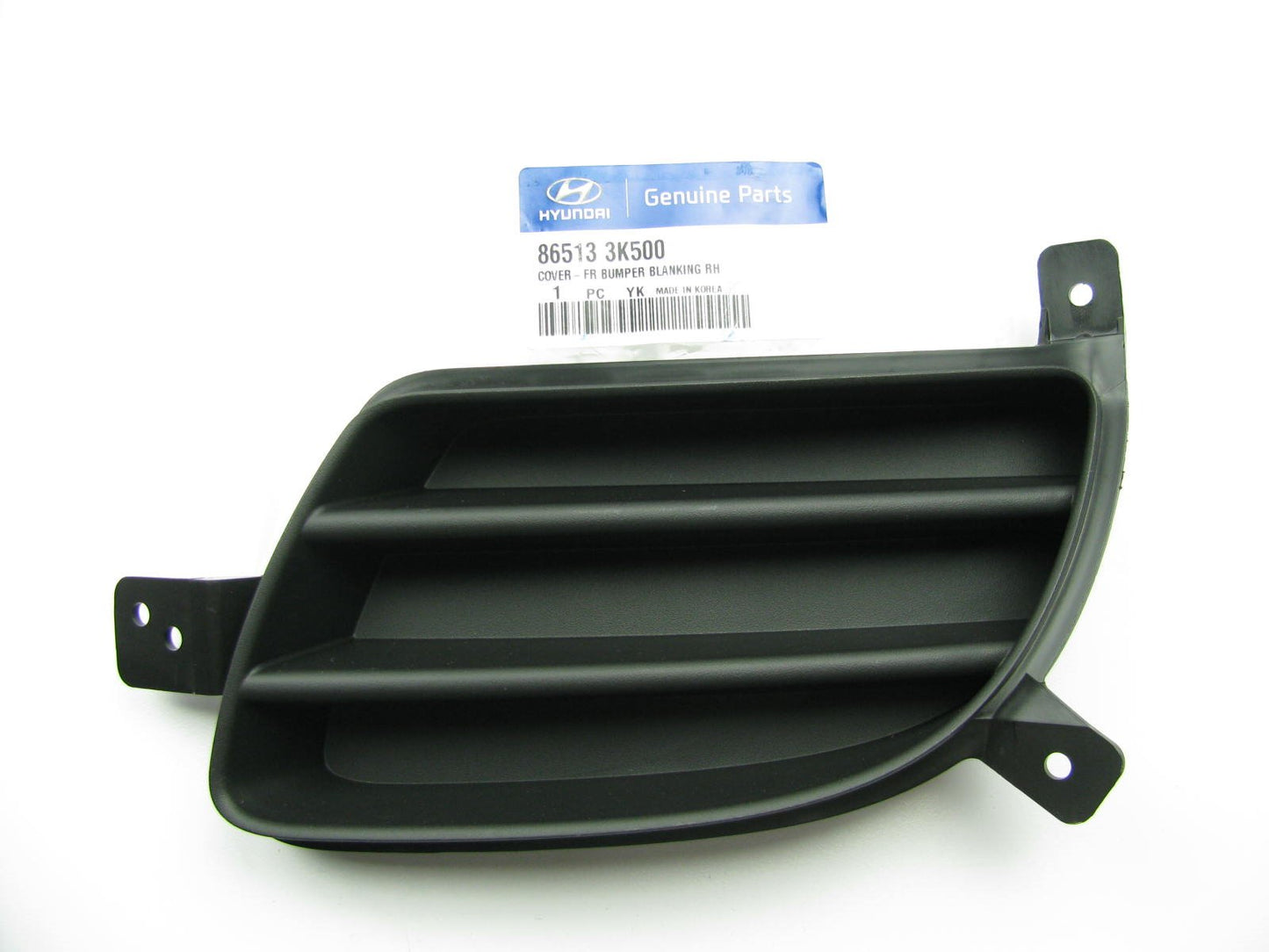 New Front Bumper Blank Hole Cover Right Passenger For 09-10 Sonata 865133K500