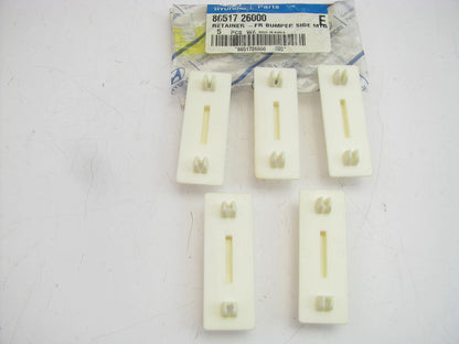 (5) NEW FRONT Bumper Side Mounting Retainer Cllips OEM For 2001-2006 Santa Fe