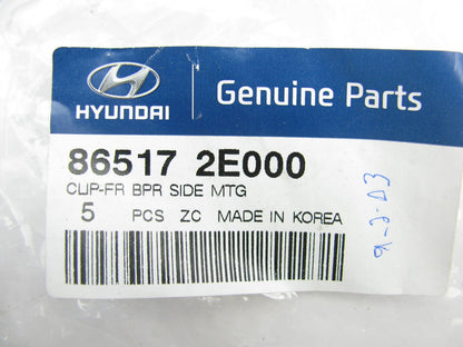 New Genuine Front Bumper Cover Clip Retainer OEM For 05-09 Hyundai Tucson