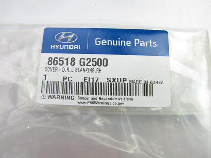 Right Passengers DRL Fog Light Lamp Blank Cover Plate OEM For 2020-2022 Ioniq