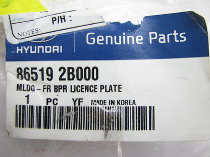 NEW GENUINE OEM Front Bumper License Plate Bracket For 2007 Santa Fe 865192B000