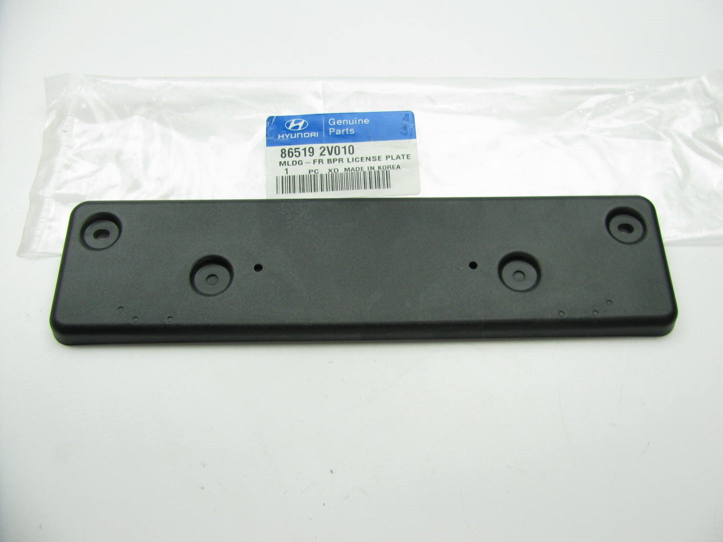 Front License Plate Mounting Bracket OEM For 2012-2016 Veloster  865192V010