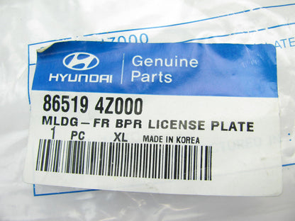 New OEM Front Bumper Grille License Plate Bracket For 13-15 Santa Fe Sport 2.0T