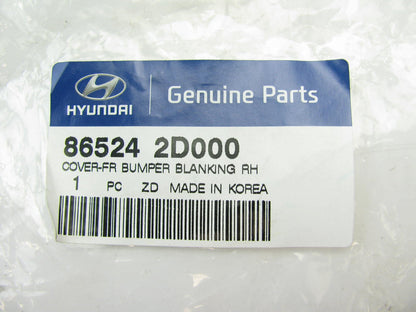New Front Right Bumper Blanking Cover 865242D000 OEM For 2001-03 Hyundai Elantra