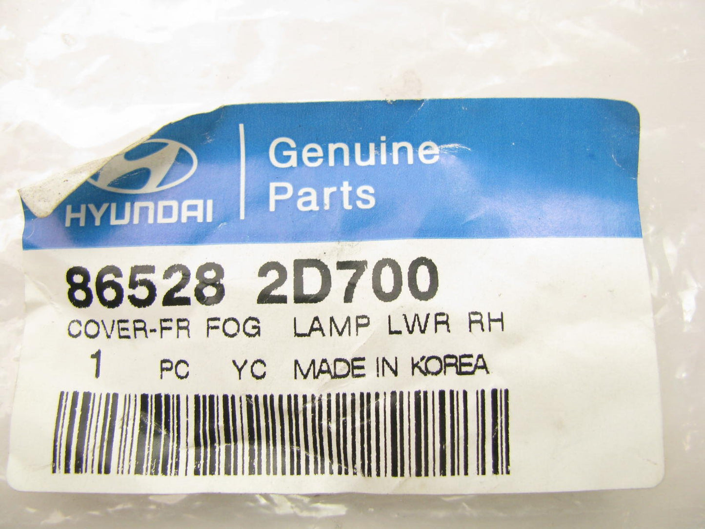 New OEM Front Fog Lamp Light Lower Cover Trim Right Passenger For 04-06 Elantra