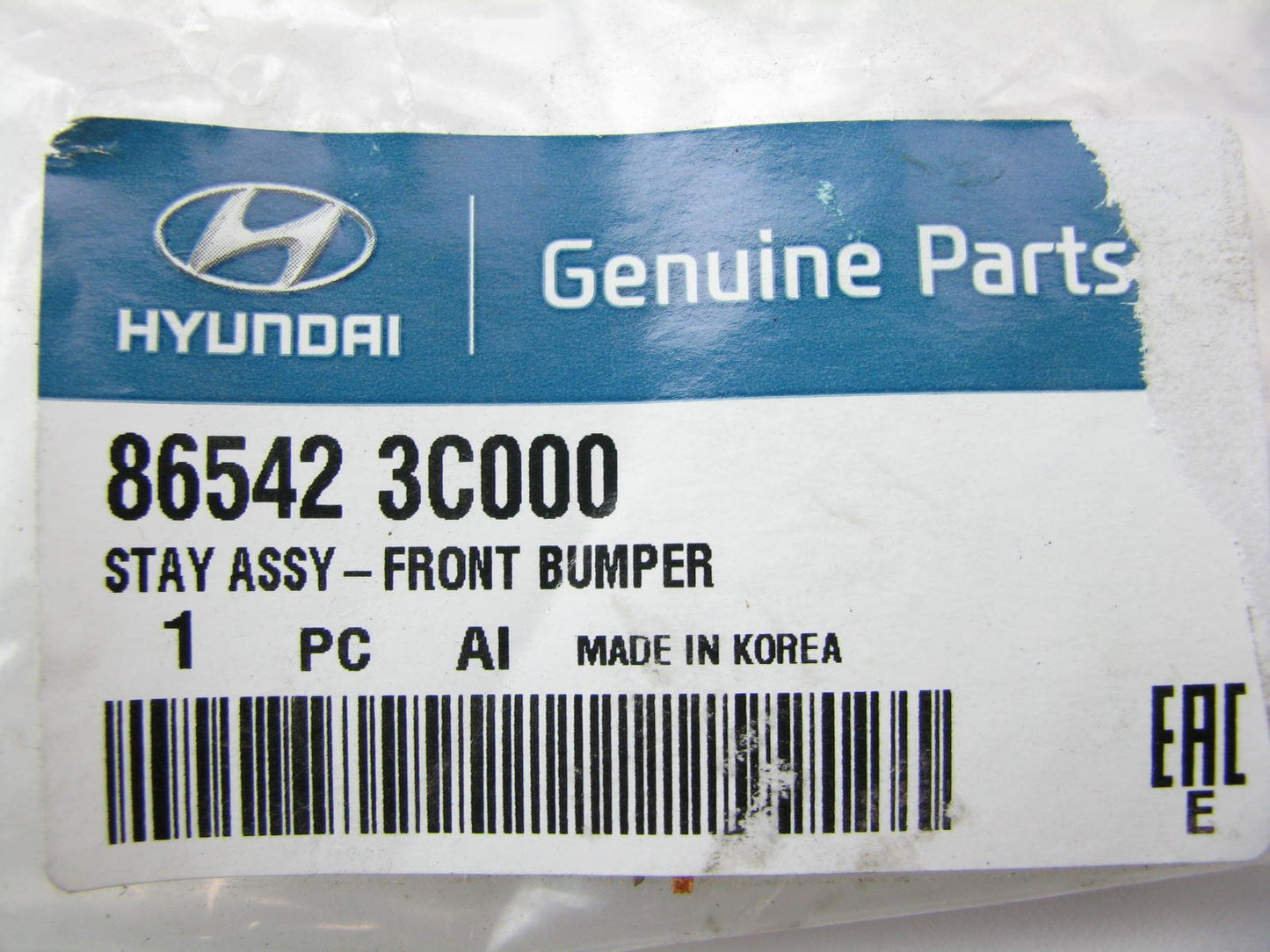 NEW GENUINE Front Bumper Cover Reinforcement Plate Bracket OEM For 02-05 Sonata
