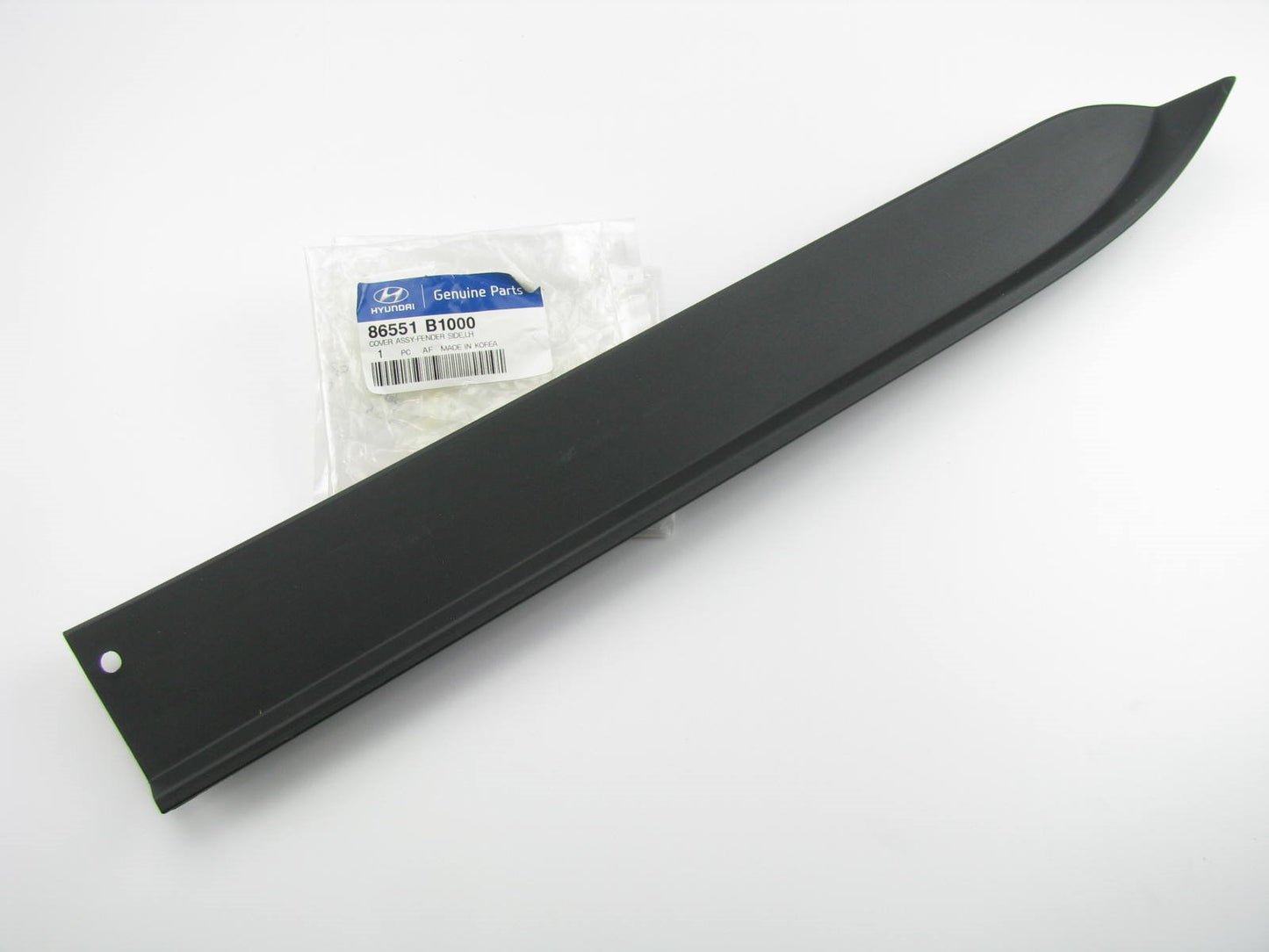 LEFT (Drivers Side) Fender Moulding Trim OEM For 2014-2015 Genesis 86551B1000