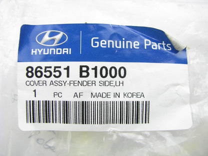 LEFT (Drivers Side) Fender Moulding Trim OEM For 2014-2015 Genesis 86551B1000
