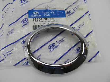 NEW Right Passengers Fog Light Lamp Cover Chrome Trim Bezel OEM For 2002 Sonata