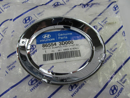 NEW Right Passengers Fog Light Lamp Cover Chrome Trim Bezel OEM For 2002 Sonata