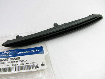 Front Bumper Cover Left Outer Bracket OEM For 17-19 Hyundai Santa Fe 86557B8AA0