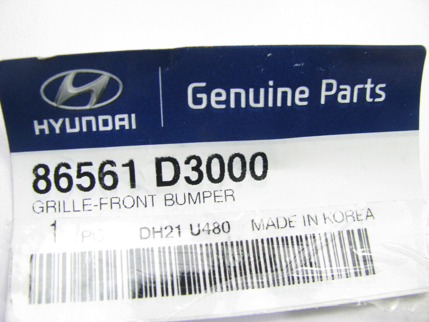 NEW Front Bumper Lower Grille OEM For 2016-2018 Hyundai Tucson  86561D3000