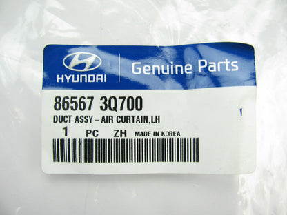 New OEM Front Bumper Air Duct Left Driver For 2014 Sonata 865673Q700