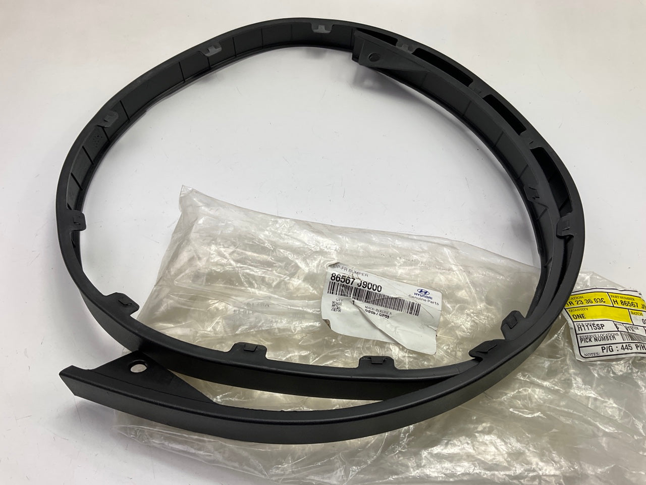 NEW Front Bumper Lower Deflector Lip OEM For 2018-2021 Hyundai Kona 86567J9000