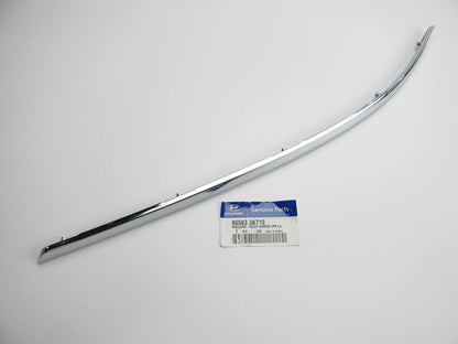 New Front Bumper Upper Moulding Left Driver Chrome For 09-10 Sonata 865833K710