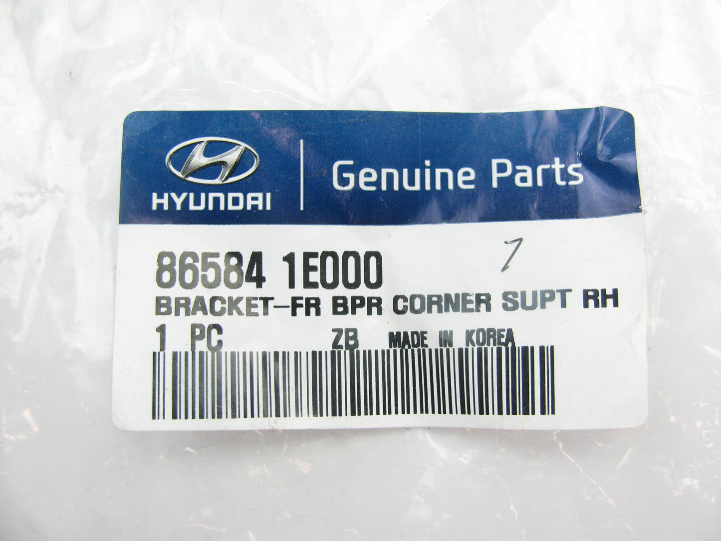 New OEM Front Bumper Corner Support Bracket Right Passenger For 06-11 Accent