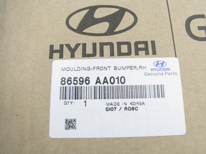 NEW - OEM 86596AA010 Front Right Bumper Molding For 2021-2023 Hyundai Elantra