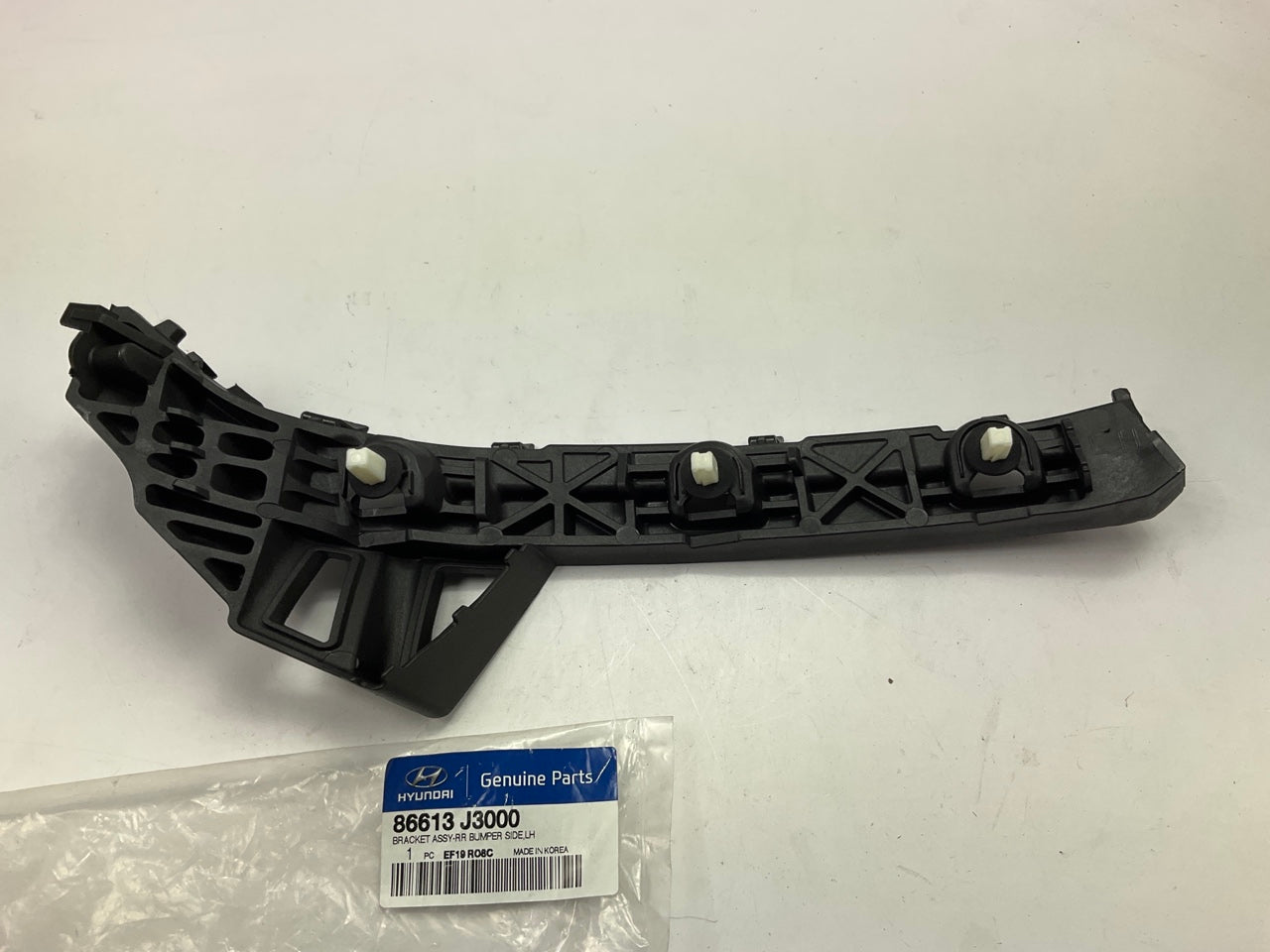 NEW - OEM 86613J3000 Rear Left Bumper Bracket For 2019-2021 Hyundai Veloster