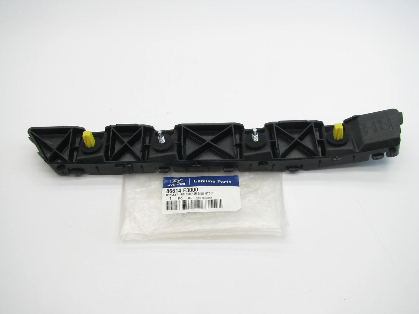NEW - OEM 86614F3000 Rear Bumper Right Side Mounting Bracket For 2016-17 Elantra