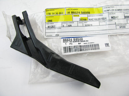 NEW - OEM 86624B8500 Rear Right Bumper Cover Mounting Bracket For 17-19 Santa Fe