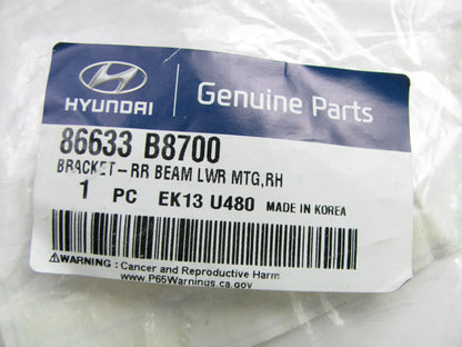 Rear Bumper Impact Bar Right Lower Bracket OEM For 17-19 Santa Fe 86633B8700