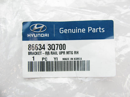 NEW - OEM 866343Q700 REAR RIGHT Bumper Impact Bar Bracket For 2014 Sonata