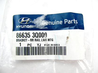 REAR Bumper Impact Bar Lower Support Mounting Bracket OEM For 2011-2013 Sonata