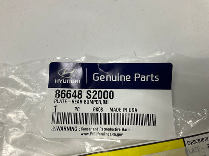 NEW Rear Bumper Right Impact Connector Plate OEM For 2019-20 Santa Fe 86648S2000