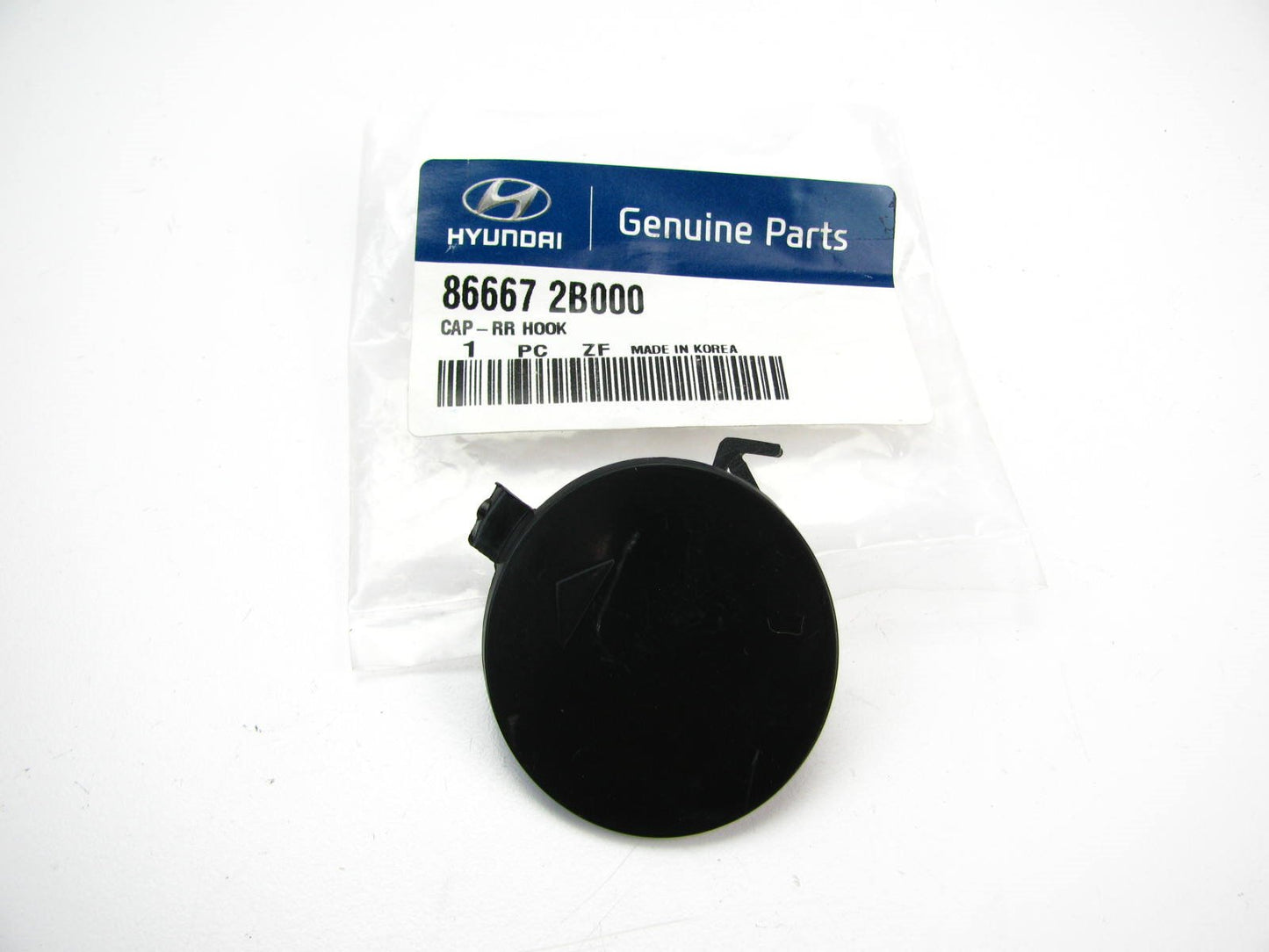 Rear Bumper Tow Hook Lower Cover Cap OEM For 2007-09 Hyundai Santa Fe 866672B000