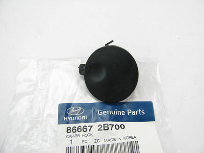 REAR Bumper Tow Eye Hook Cover Cap OEM For 2010-2012 Santa Fe  866672B700