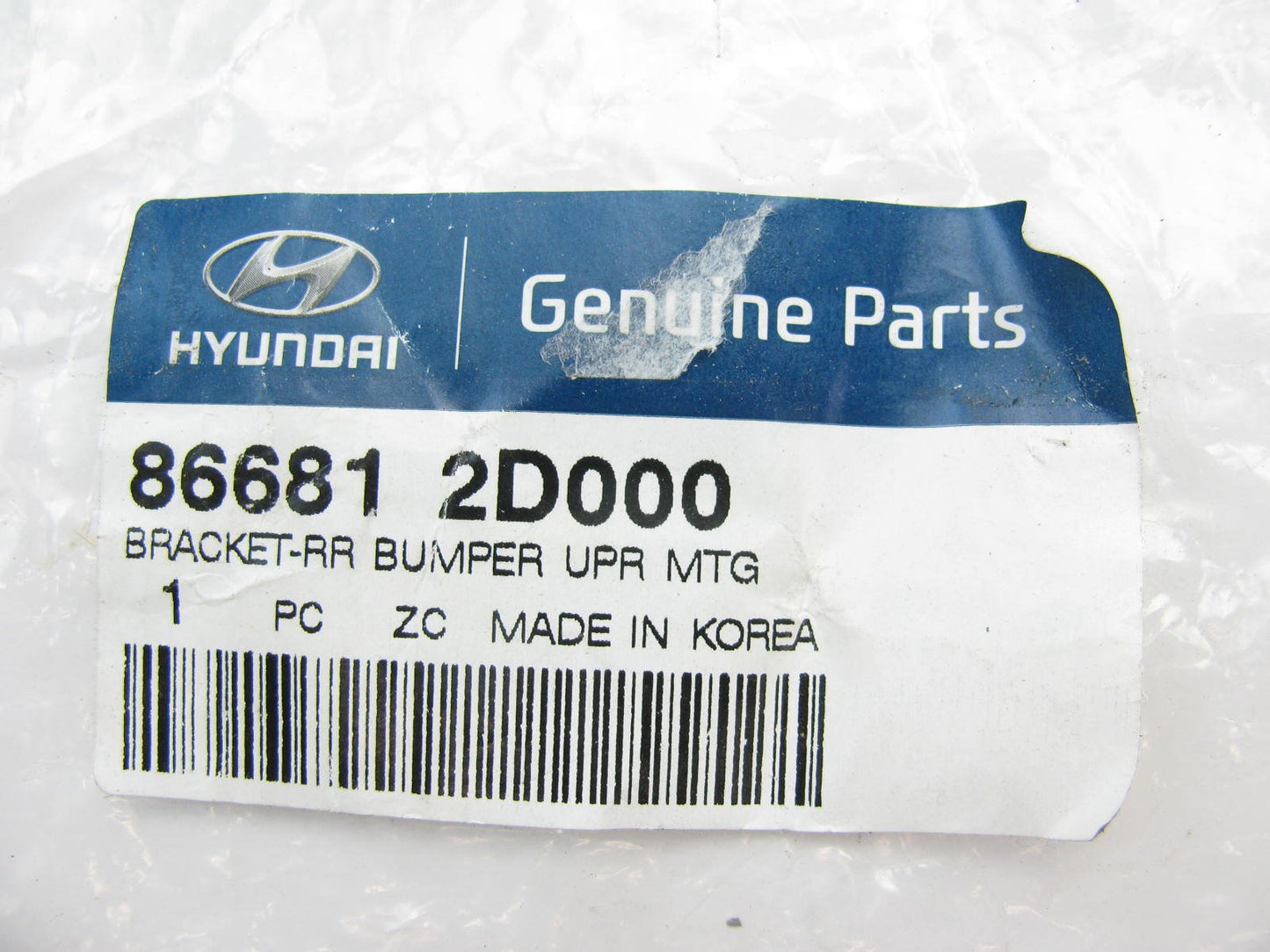 New OEM Rear Bumper Upper Mounting Bracket For 01-03 Elantra 866812D000