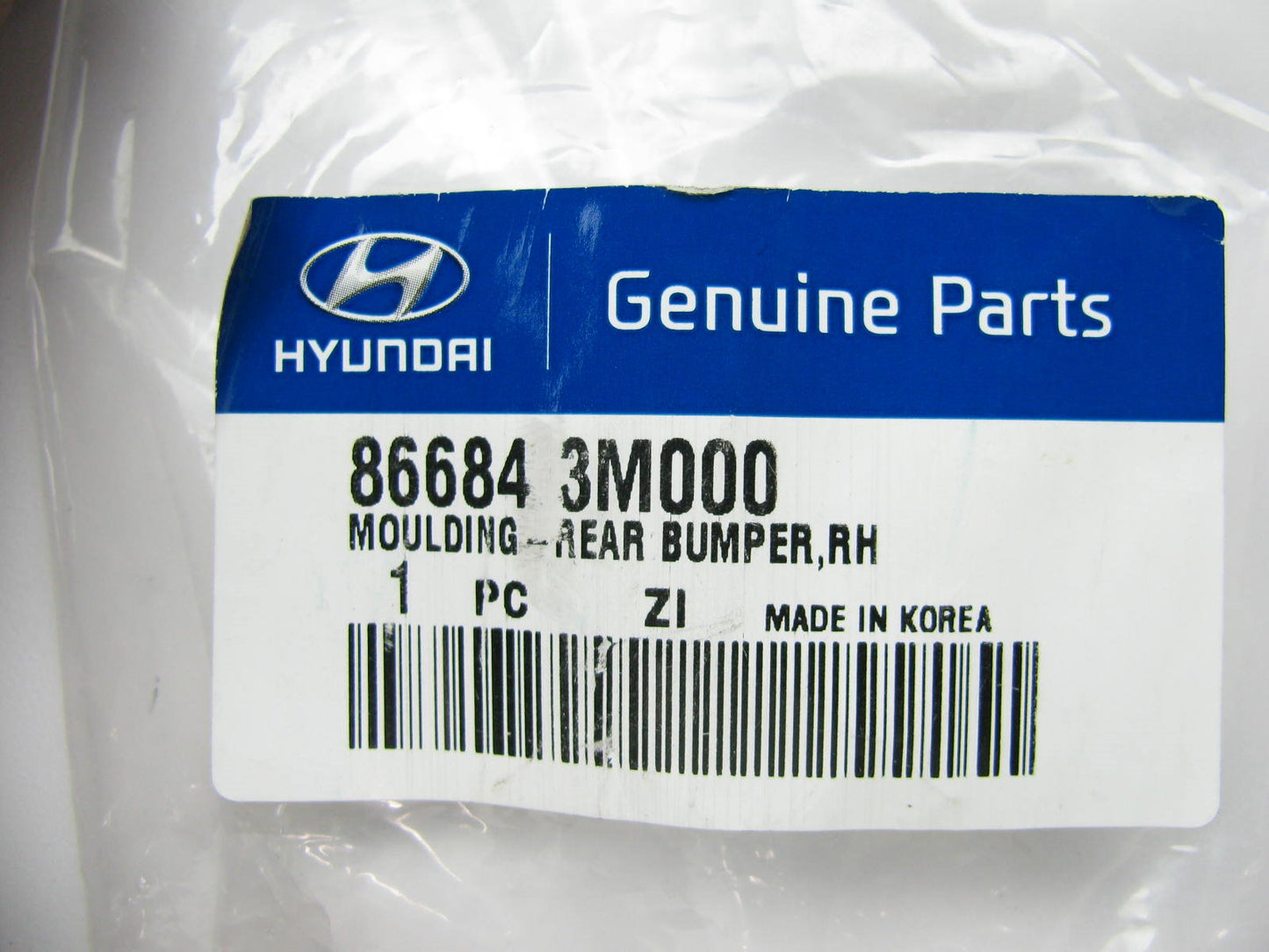 Rear Bumper Right Moulding Corner Trim OEM For 2009-2011 Genesis 866843M000