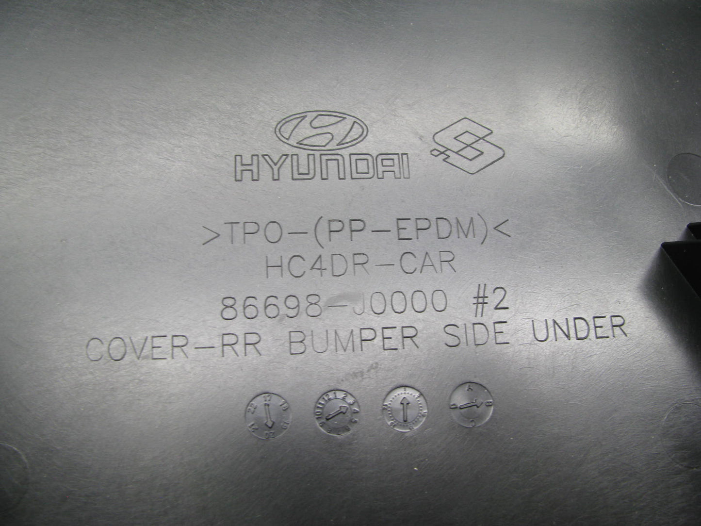 NEW 86698J0000 REAR Bumper Lower Underbody Cover Shield OEM For 2018-2020 Accent