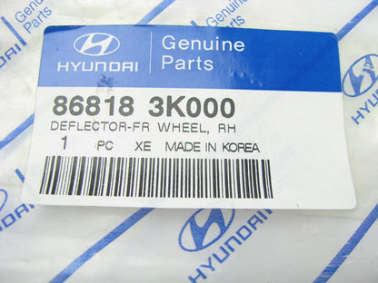 FRONT RIGHT Side Wheel Deflector Splash Shield OEM For 07-08 Sonata 868183K000