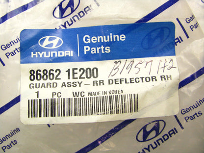 New REAR RIGHT SIDE Mud Guard Deflector OEM For 06-08 Hyundai Accent 868621E200