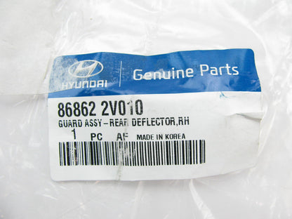 Mud Guard Rear Right Deflector OEM For 2014-16 Hyundai Veloster 868622V010