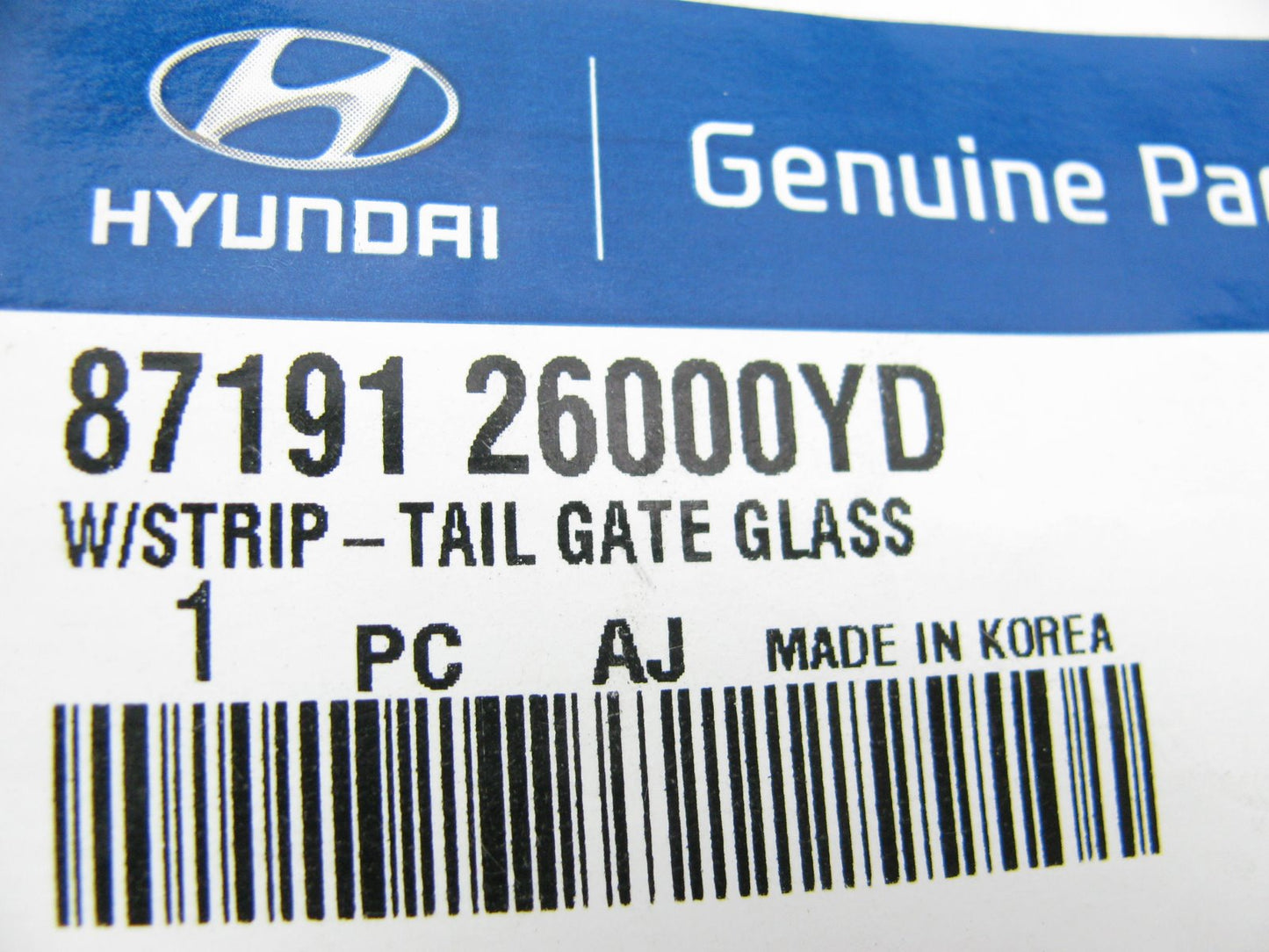 NEW Rear Tailgate Back Glass GRAY Weatherstrip Seal OEM For 2002-2006 Santa Fe