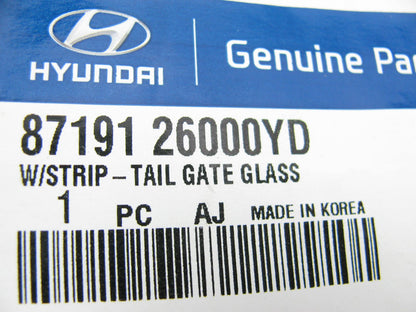 NEW Rear Tailgate Back Glass GRAY Weatherstrip Seal OEM For 2002-2006 Santa Fe